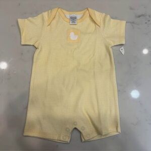 Brand new 6M duck romper